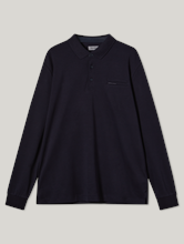 Bild von Langarm Poloshirt