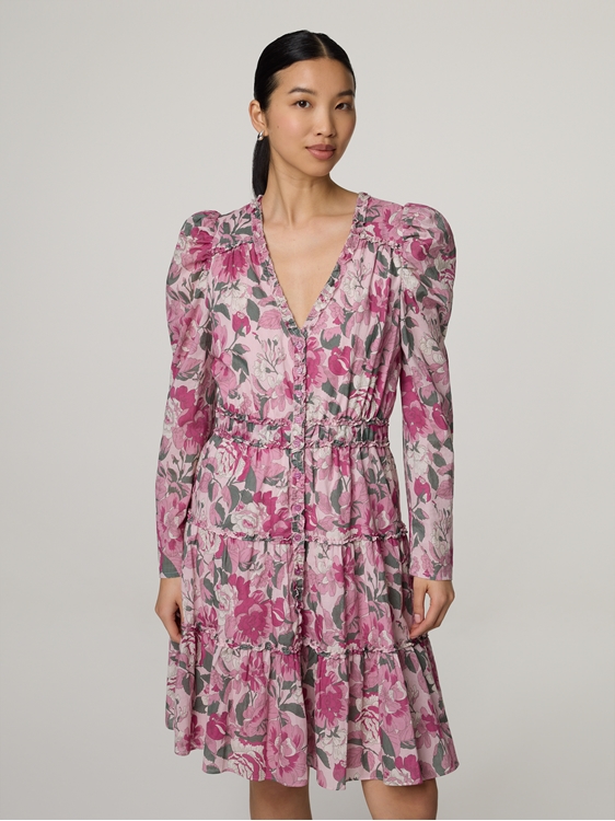 Bild von Midikleid mit Blumenprint