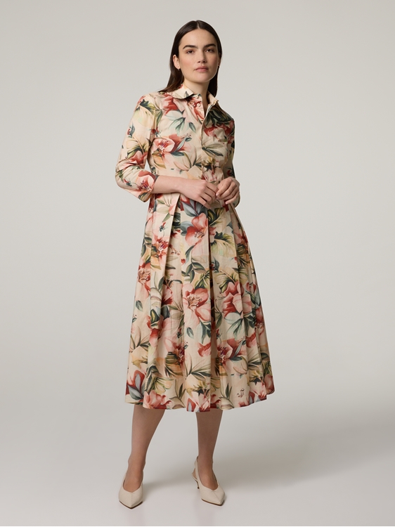 Bild von Midikleid mit Blumenprint